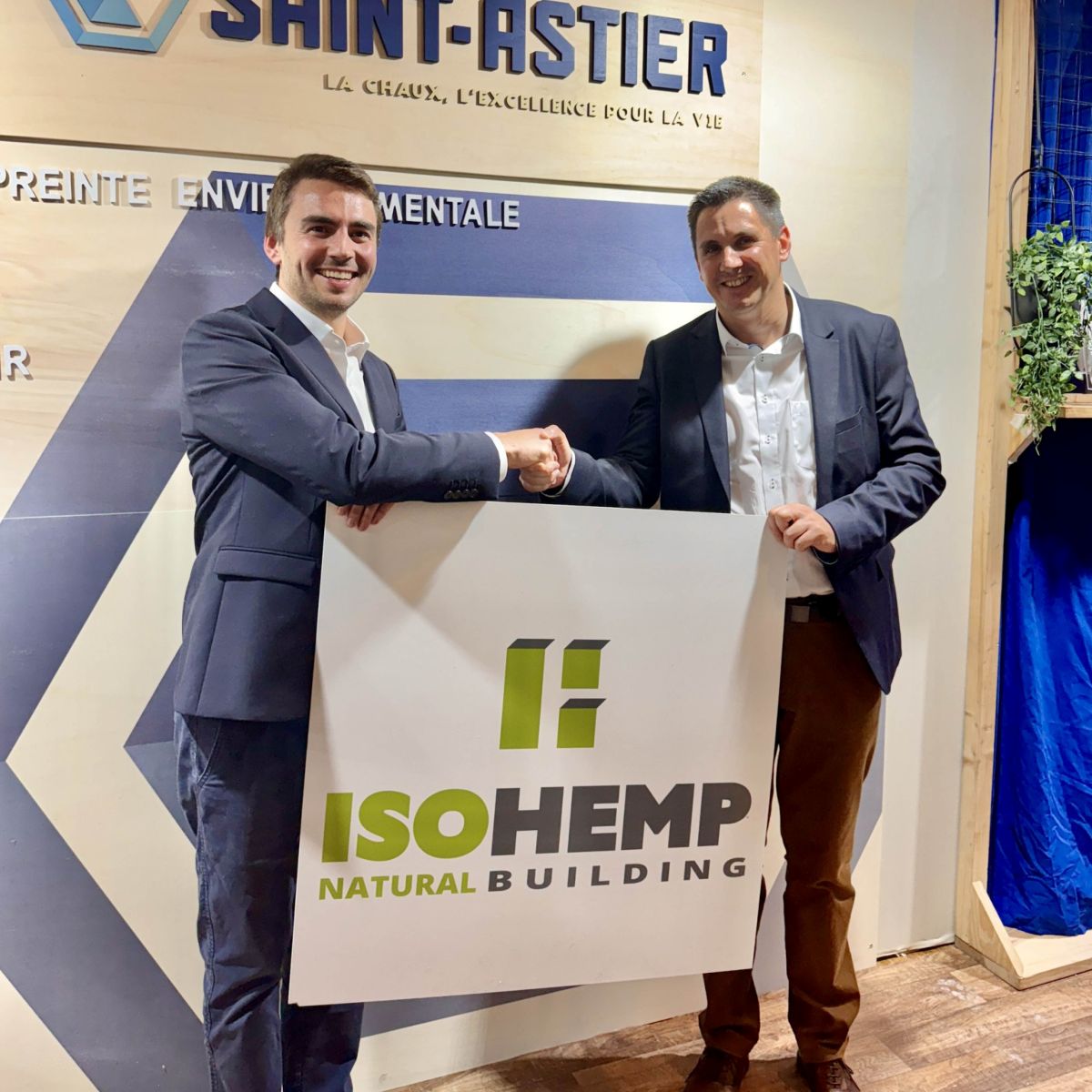 IsoHemp® et Chaux Saint-Astier® signent un partenariat stratégique. ©